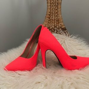 NEON CORAL 🐍 PUMPS❌⭕️🎯